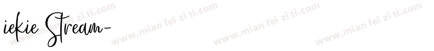 iekie Stream字体转换